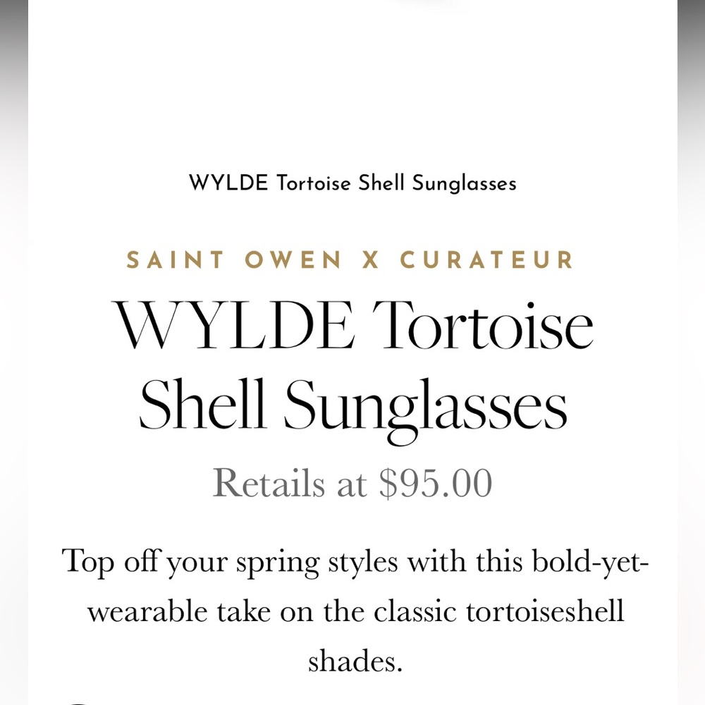 Saint Owen Tortoise Shell Sunglasses - Picture 11 of 11